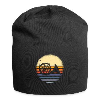 Waldhorn Musiker - Jersey-Beanie - Schwarz - Vorne