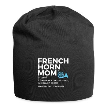 French horn musicians - Jersey Beanie - black - Front