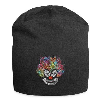 Confetti Clown Carnaval Costume Set Jeck - Bonnet en jersey - charbon - Devant