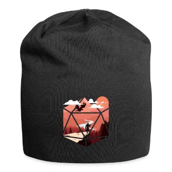 RPG RPG jeux de rôle sur table jeu de rôle de joueur - Bonnet en jersey - noir - Devant