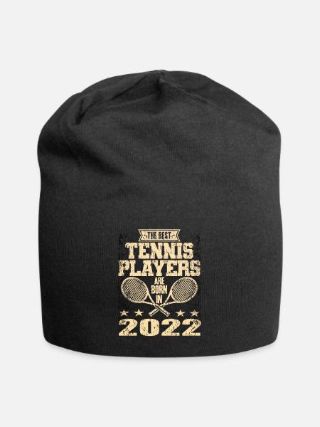 The Best Tennis Players Are Born In 2022 - Jersey Beanie - black