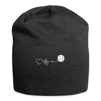 Tricot Tricot Crochet Tricoteur - Bonnet en jersey - noir - Devant