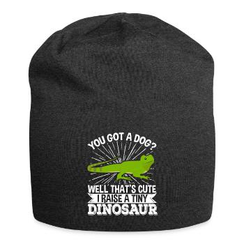 You have a dog? That's cute I'm moving in - Jersey Beanie - charcoal grey - Front