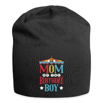 Karussell-geburtstagsfeier-mutter Des - Jersey-Beanie - Schwarz - Vorne