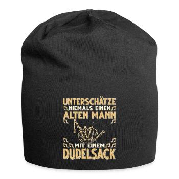 Dudelsack Musikverein Sackpfeifer Musiker - Jersey-Beanie - Schwarz - Vorne