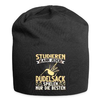 Dudelsack Musikverein Sackpfeifer Musiker - Jersey-Beanie - Schwarz - Vorne