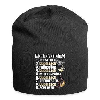 Dudelsack Musikverein Sackpfeifer Musiker - Jersey-Beanie - Schwarz - Vorne