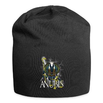 Anubi's Ancient Egyptian God Gift - Jersey Beanie - black - Front