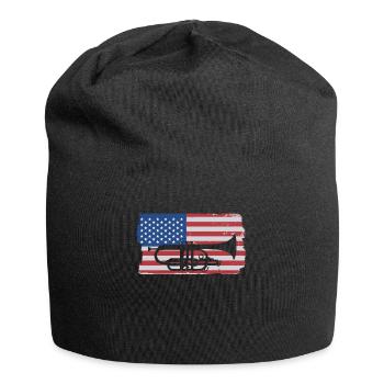 Mellophone Musician - Jersey Beanie - black - Front