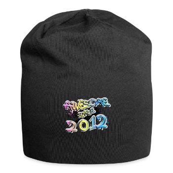 Awesome since 2012 - Jersey-Beanie - Schwarz - Vorne