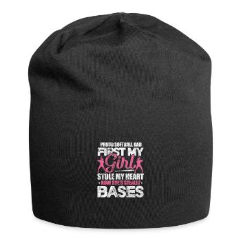 Softball - Jersey Beanie - black - Front