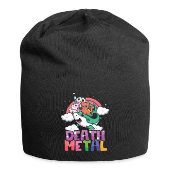 Requin Licorne Panda Chat Amour Métal Musique Rock - Bonnet en jersey - noir - Devant