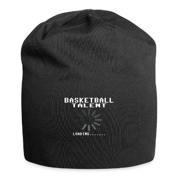 Basketball Idée cadeau Sport Design - Bonnet en jersey - noir - Devant