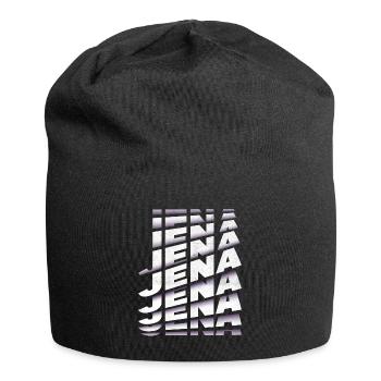 Jena Allemagne City Font Skyline Accueil - Bonnet en jersey - noir - Devant