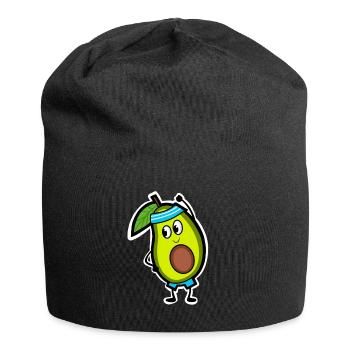 Aerobic Avocado - Jersey Beanie - black - Front