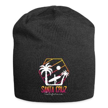 Santa Cruz California Summer Sun Palms Strand - Jersey-Beanie - Anthrazit - Vorne