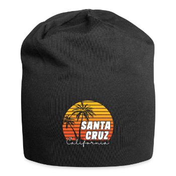 Santa Cruz California Summer Sun Palms Strand - Jersey-Beanie - Schwarz - Vorne
