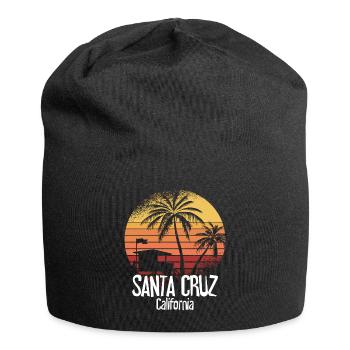 Santa Cruz California Summer Sun Palms Strand - Jersey-Beanie - Schwarz - Vorne