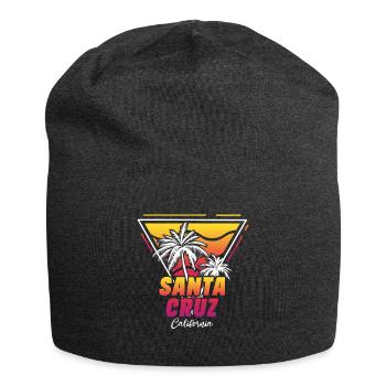 Santa Cruz California Summer Sun Palms Strand - Jersey-Beanie - Anthrazit - Vorne