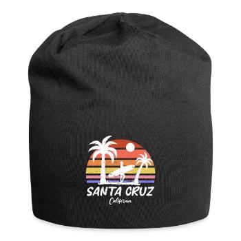 Santa Cruz California Summer Sun Palms Strand - Jersey-Beanie - Schwarz - Vorne