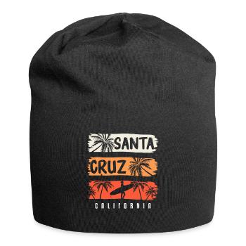 Santa Cruz California Summer Sun Palms Strand - Jersey-Beanie - Schwarz - Vorne
