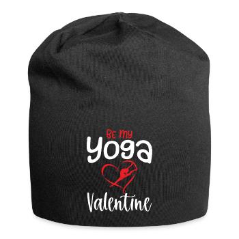 Saint-Valentin Yoga Dire Be My Yoga Valentine - Bonnet en jersey - noir - Devant