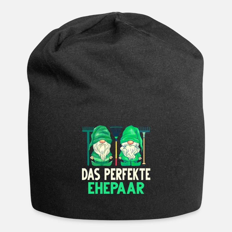 Garten Hobbygärtner Gärtner - Jersey-Beanie - Schwarz