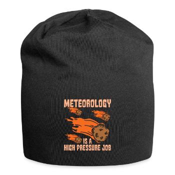 La météorologie est une prévision scientifique des hautes pressions - Bonnet en jersey - noir - Devant