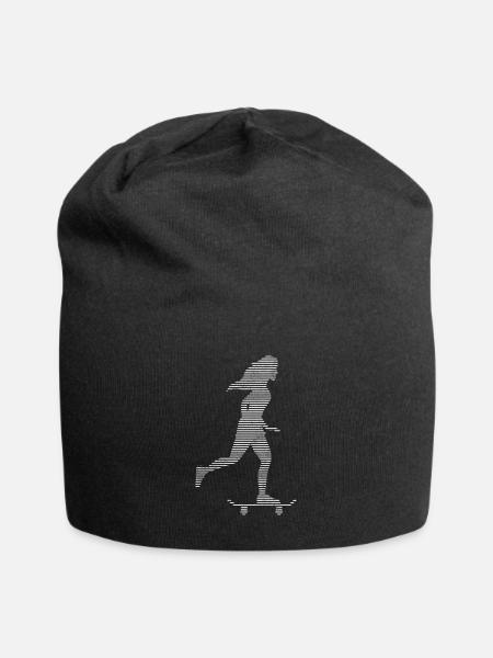 skating girl - Jersey-Beanie - Schwarz