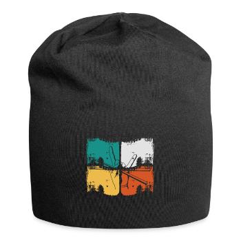 Musicien de batterie - Bonnet en jersey - noir - Devant