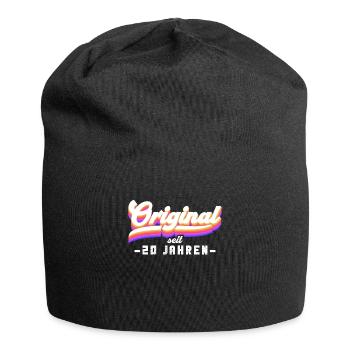 Original seit 20 Jahren 20 Jahre 20 Geburtstag - Jersey-Beanie - Schwarz - Vorne