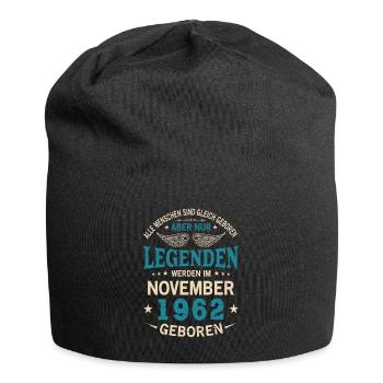 Alle Menschen Sind Gleich Geboren November 1962 - Jersey-Beanie - Schwarz - Vorne