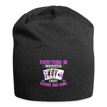 Vin Euchre - Bonnet en jersey - noir - Devant