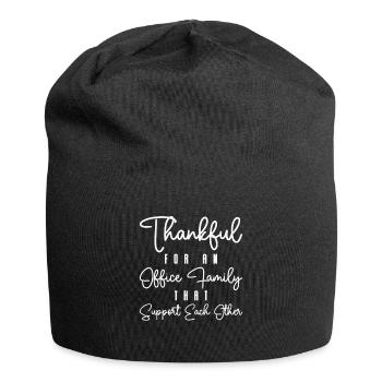 Arbeitskollege Arbeitsplatz Büro Familie - Jersey-Beanie - Schwarz - Vorne