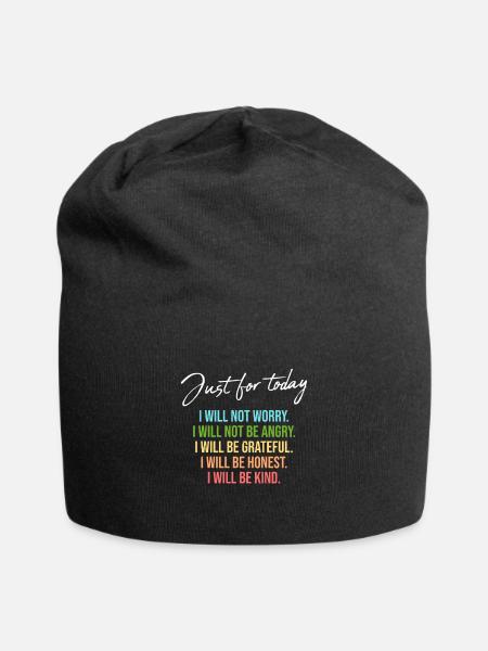 Reiki -Meister Ganzheitlicher Spiritueller Chakra - Jersey-Beanie - Schwarz