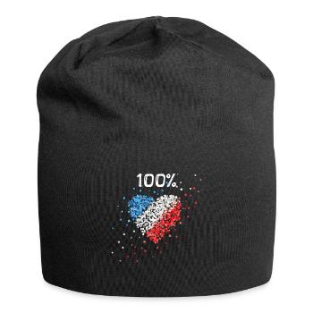 French flag France France fan French - Jersey Beanie - black - Front