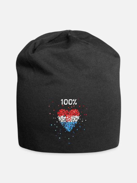 Kroatien Hrvatska Flagge Kroatienfahne Kroate - Jersey-Beanie - Schwarz