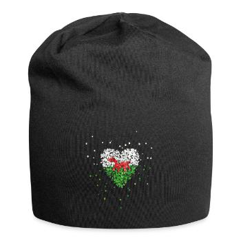 Pays de Galles Pays de Galles Drapeau Pays de Galles Drapeau Walesfan de sport - Bonnet en jersey - noir - Devant