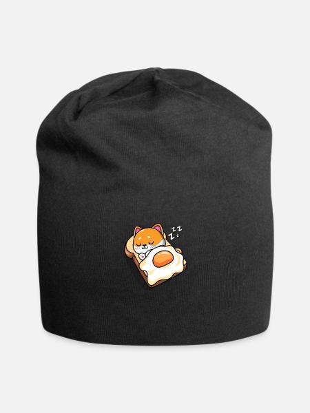 Shiba Inu - Bonnet en jersey - noir
