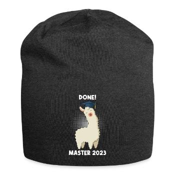 Geschafft! Master 2023 - Jersey-Beanie - Anthrazit - Vorne