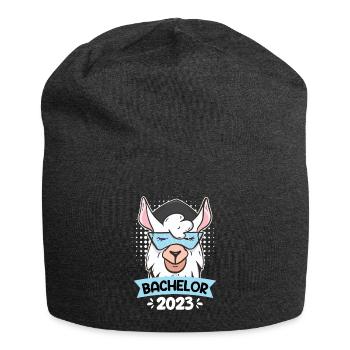 Student Bachelor 2023 Alpaka Bachelorabschluss - Jersey-Beanie - Anthrazit - Vorne