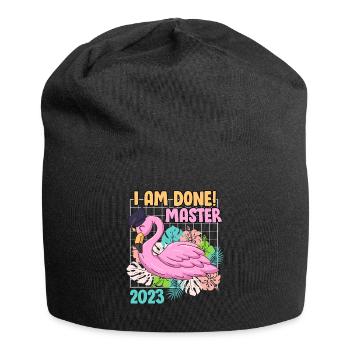I finished Master's degree 2023 Master's degree - Jersey Beanie - black - Front