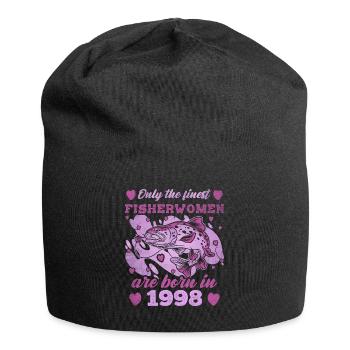 Finest Fisherwomen Born 1998 Womens 25th Birthday - Jersey-Beanie - Schwarz - Vorne