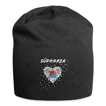 Korea South Korea South Korean South Korean Flag - Jersey Beanie - black - Front