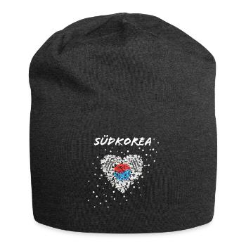 Korea Südkorea Südkoreanisch Südkoreafahne Flagge - Jersey-Beanie - Anthrazit - Vorne