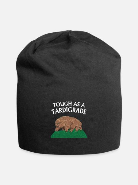 Touch As A Tardigrade Bärtierchen - Bonnet en jersey - noir
