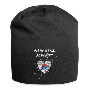 South Korea Heartbeat South Korean South Korean - Jersey Beanie - black - Front