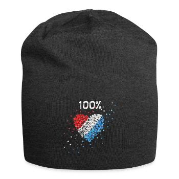 Niederlande Oranje Niederländer Fanblock Holland - Jersey-Beanie - Anthrazit - Vorne