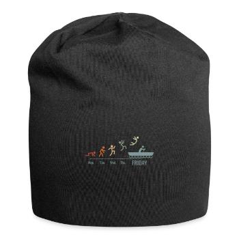 Kanu Kajak Wochenend BOOT Kanufahrer Kanufahren - Jersey-Beanie - Schwarz - Vorne