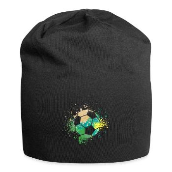 Splash Art Soccer - Jersey-Beanie - Schwarz - Vorne